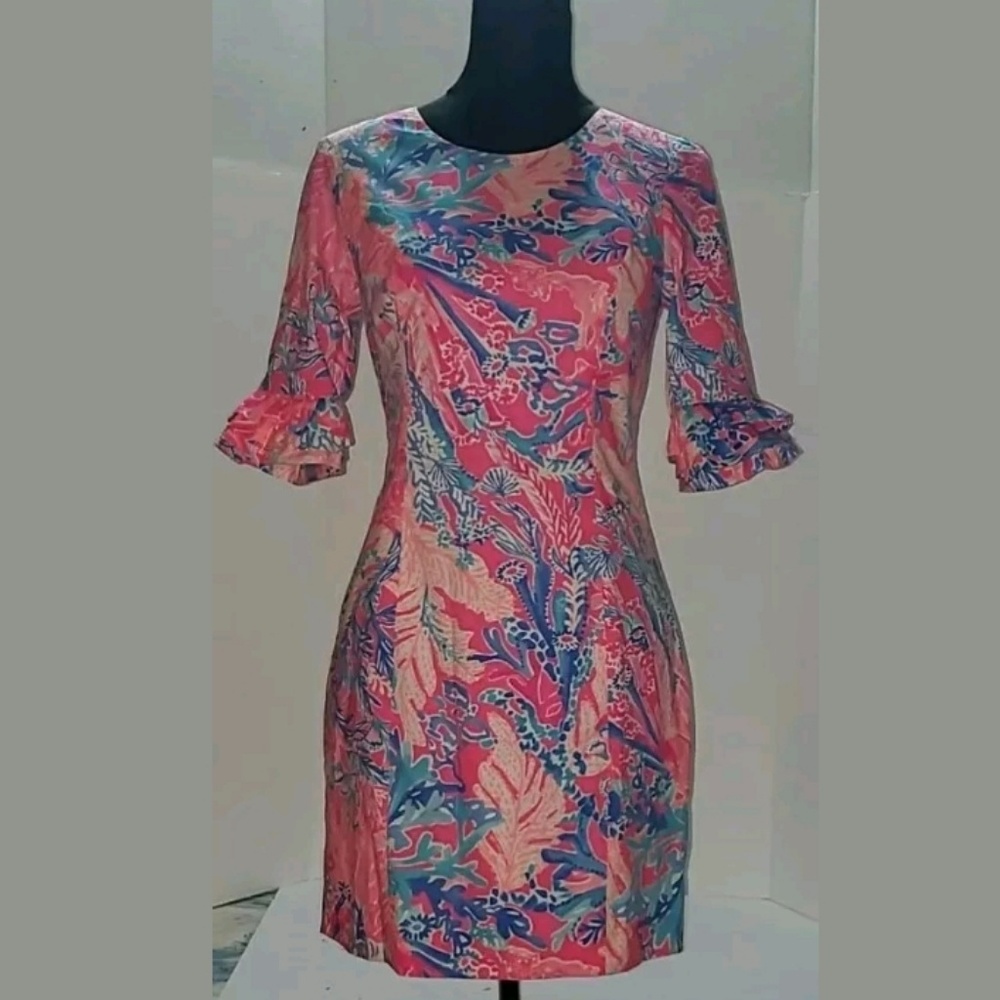 Lilly Pulitzer Fiesta Stretch Dress Size 0 NWT